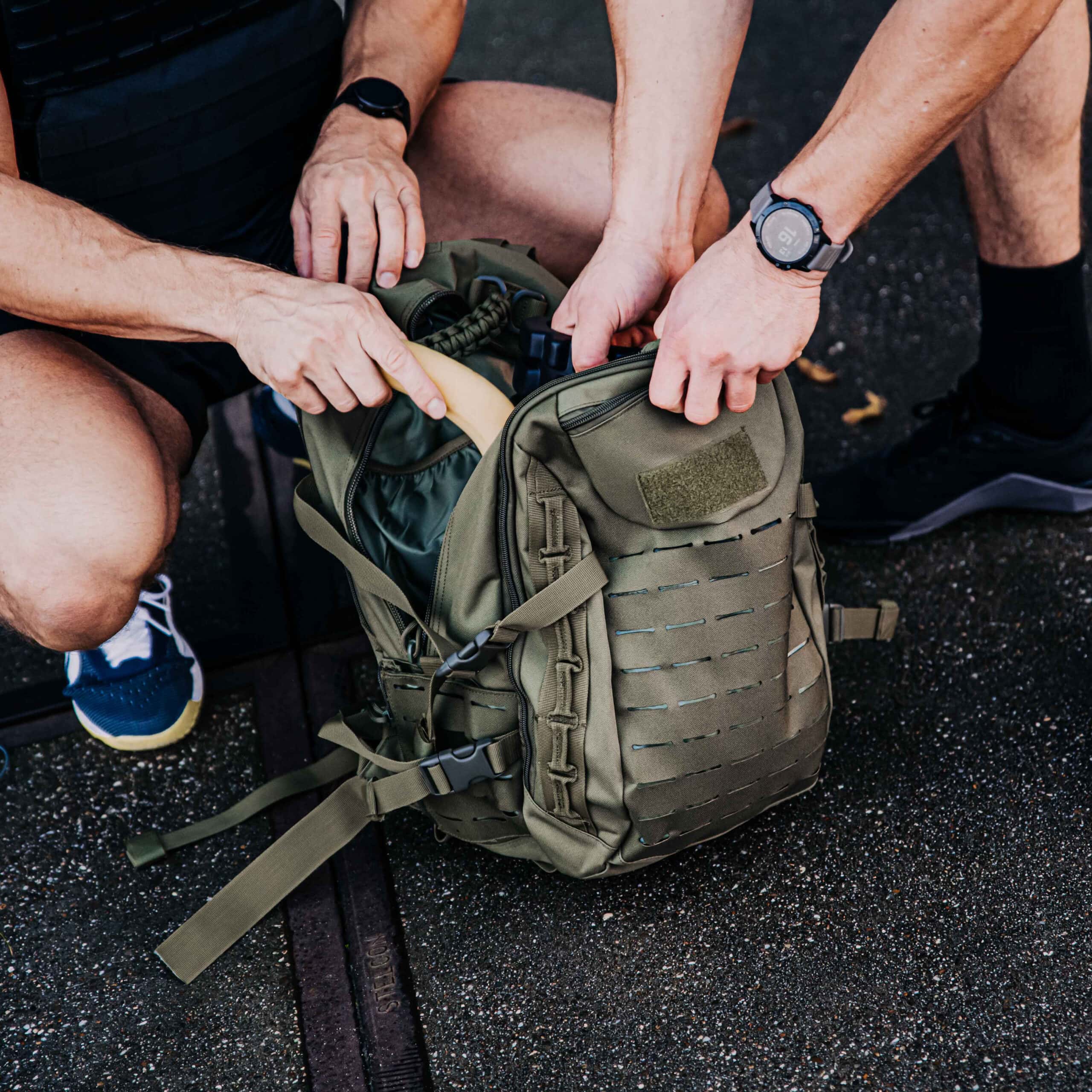 Tactical Bag Groen 30L | Doubleunders®