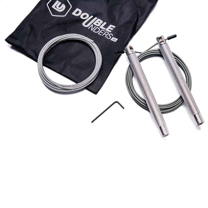 Speed Rope Zilver + Extra Kabel | Doubleunders®